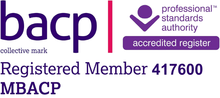 BACP Registered Member badge for Lucora Counselling therapist in South Derbyshire